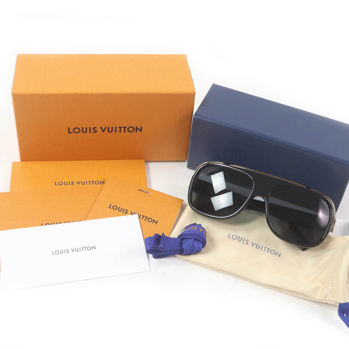 Excellent LOUIS VUITTON sunglasses Sunglasses - 1.0 Millionaire Noir mens Z2516U