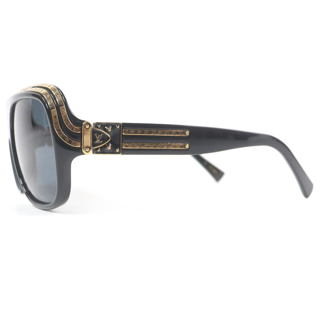 Excellent LOUIS VUITTON sunglasses Sunglasses - 1.0 Millionaire Noir mens Z2516U