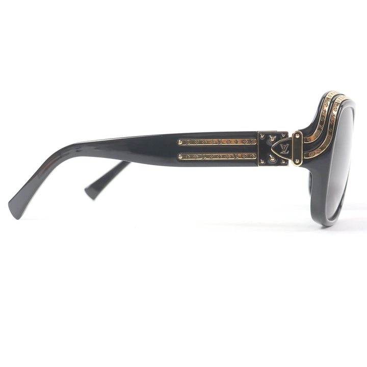 Excellent LOUIS VUITTON sunglasses Sunglasses - 1.0 Millionaire Noir mens Z2516U