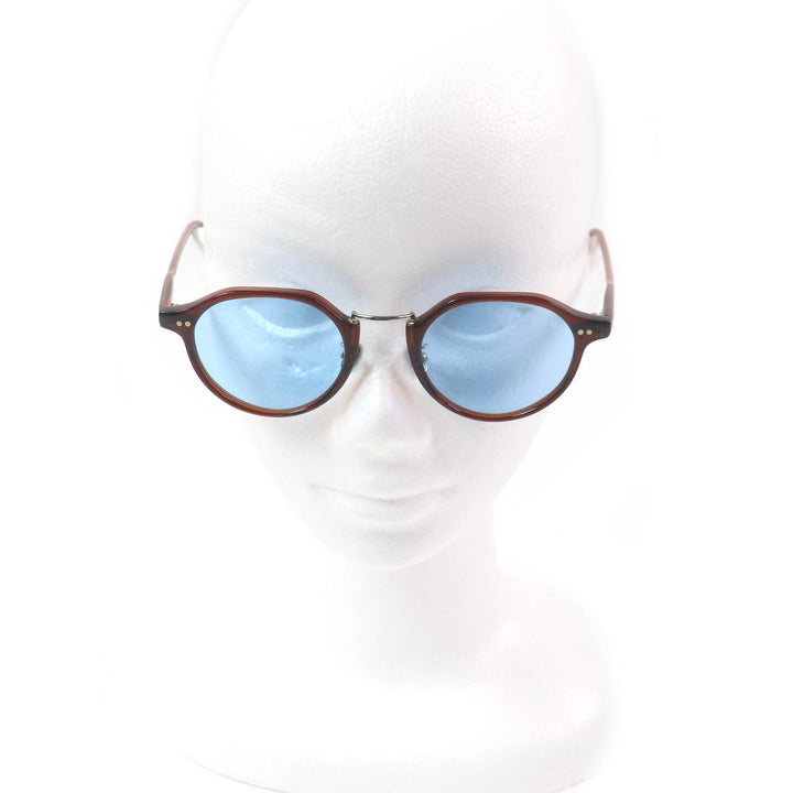 Excellent ayame sunglasses TPC Boston Frame Demo Lens Eyewear Brown mens