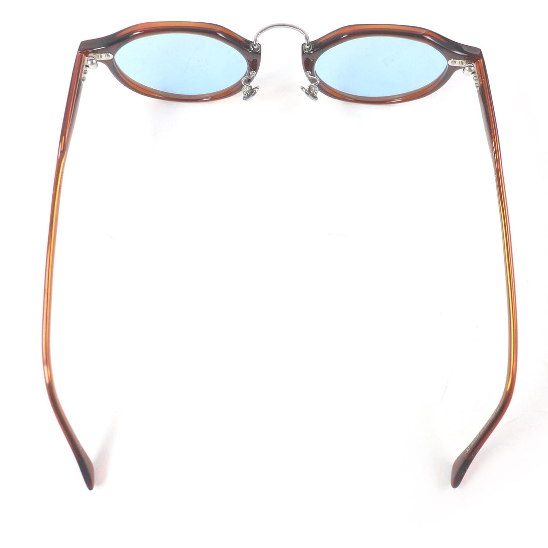 Excellent ayame sunglasses TPC Boston Frame Demo Lens Eyewear Brown mens