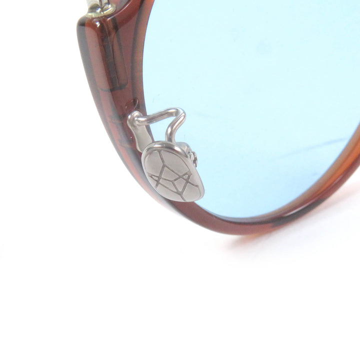 Excellent ayame sunglasses TPC Boston Frame Demo Lens Eyewear Brown mens