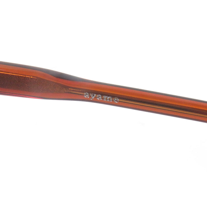 Excellent ayame sunglasses TPC Boston Frame Demo Lens Eyewear Brown mens
