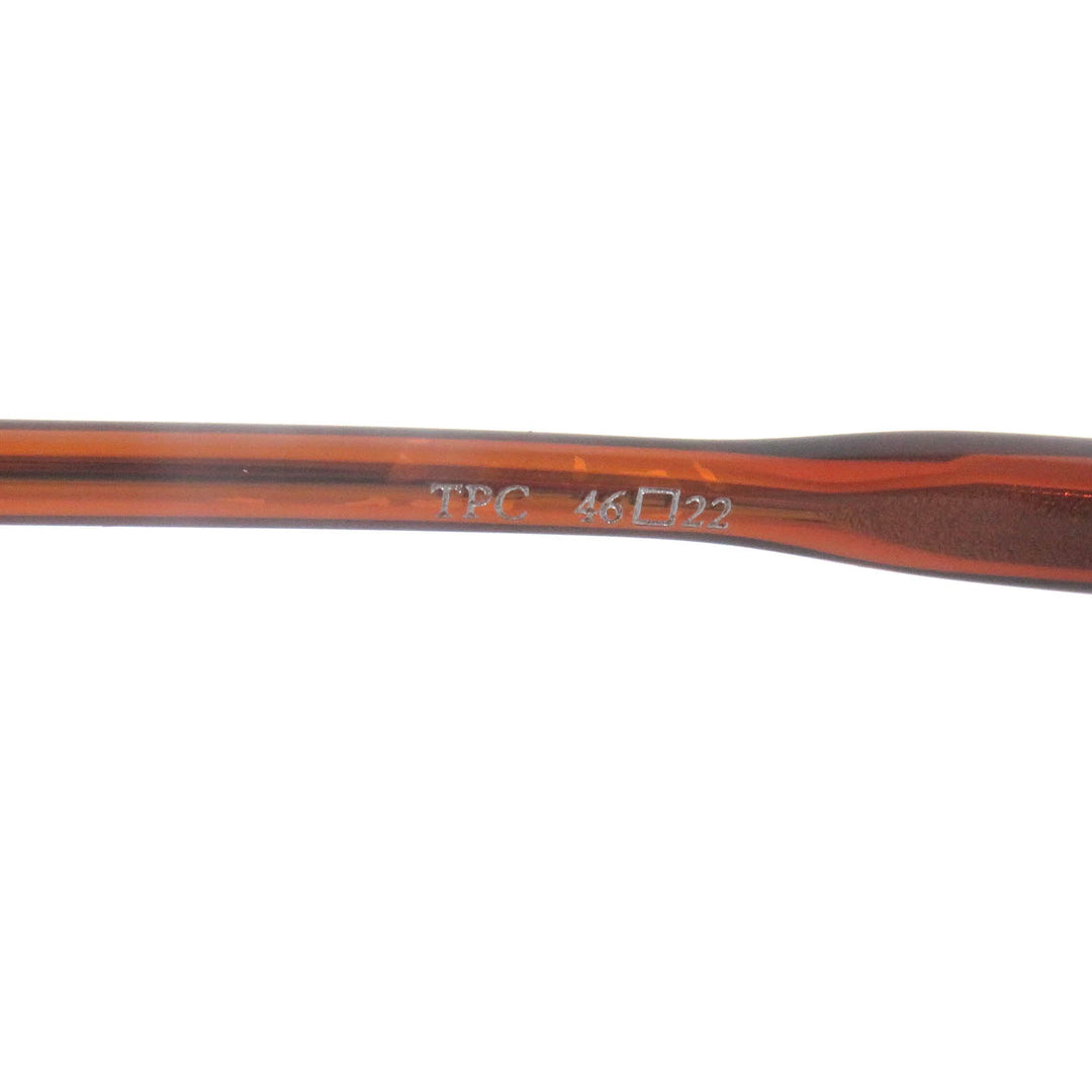 Excellent ayame sunglasses TPC Boston Frame Demo Lens Eyewear Brown mens