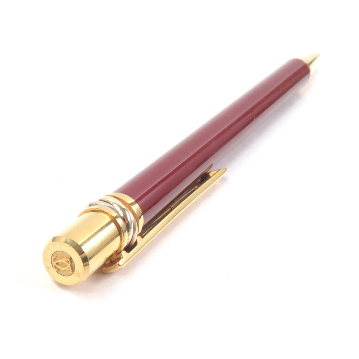 Excellent Cartier Ballpoint pen Trinity de Cartier Double C with logo Bordeaux gold mens