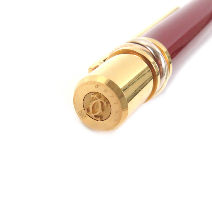 Excellent Cartier Ballpoint pen Trinity de Cartier Double C with logo