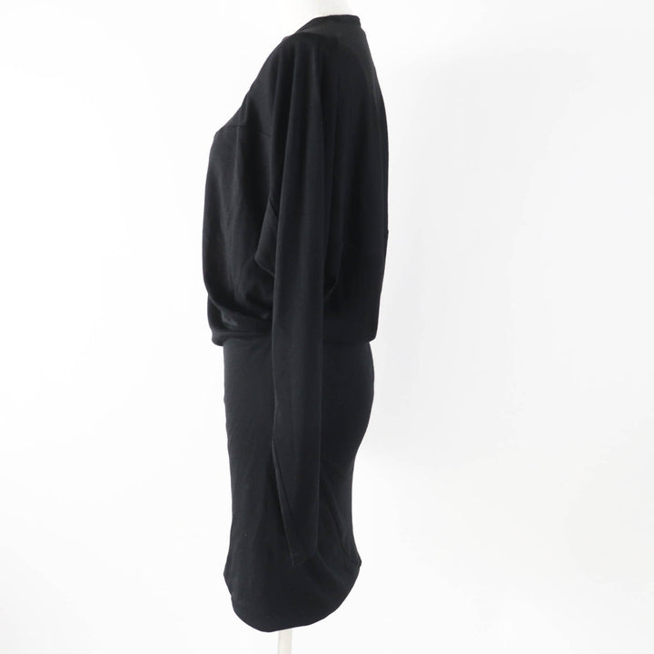 Pristine Alexander Wang one piece Dolman sleeve black wool Women S 1W496140L3