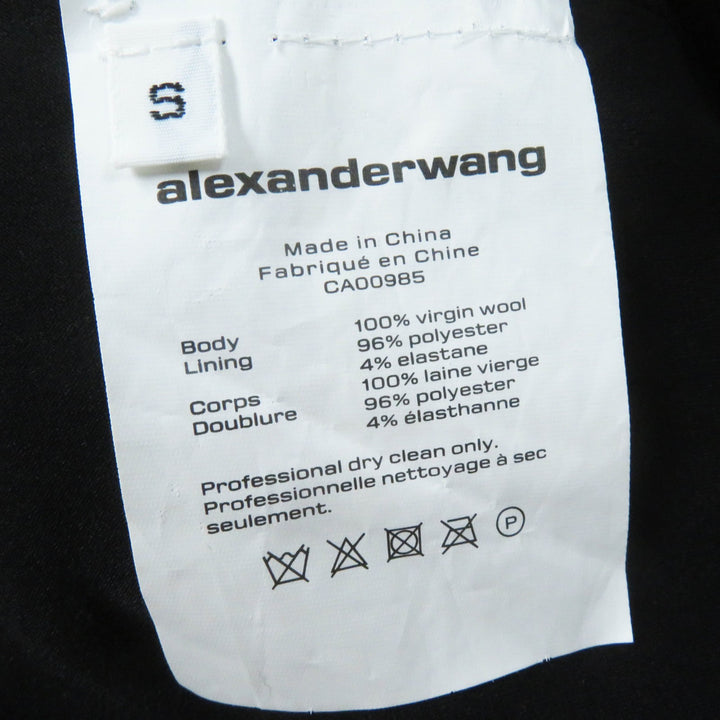 Pristine Alexander Wang one piece Dolman sleeve black wool Women S 1W496140L3