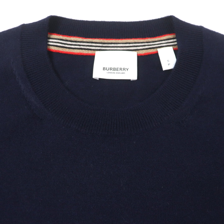 Great BURBERRY sweater Monogram Motif Sweater TB logo embroidered mens S 8018668
