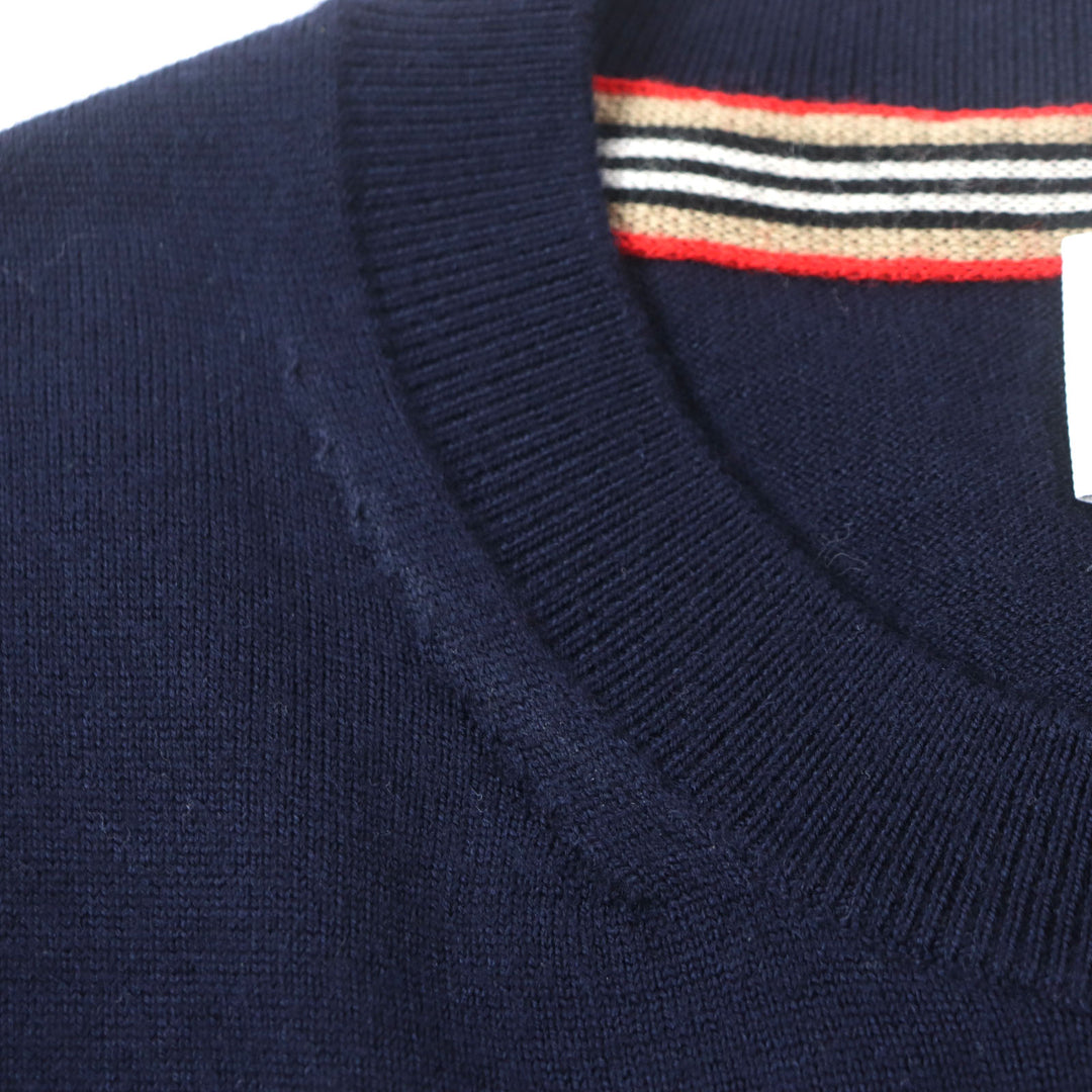 Great BURBERRY sweater Monogram Motif Sweater TB logo embroidered mens S 8018668