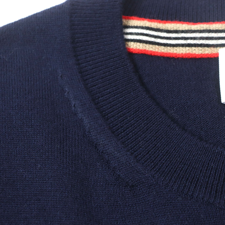 Great BURBERRY sweater Monogram Motif Sweater TB logo embroidered mens S 8018668