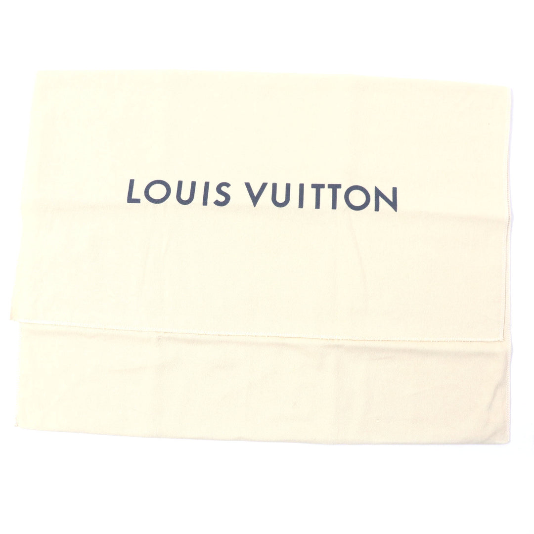 Excellent LOUIS VUITTON Blouson Embossed Technical black wool mens S 1AFYEJ
