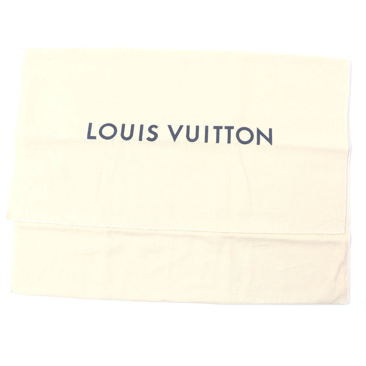 Excellent LOUIS VUITTON Blouson Embossed Technical black wool mens S 1AFYEJ