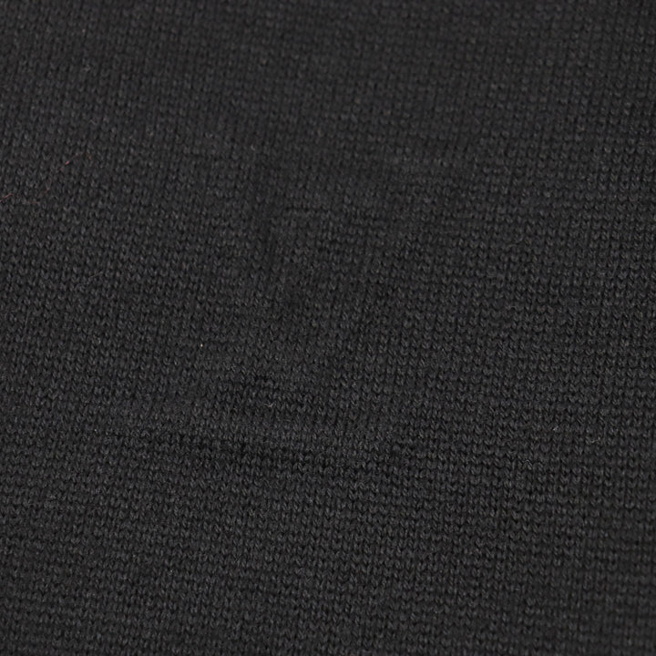 LOUIS VUITTON Blouson Embossed Technical Zip up jacket black wool mens S 1AFYEJ