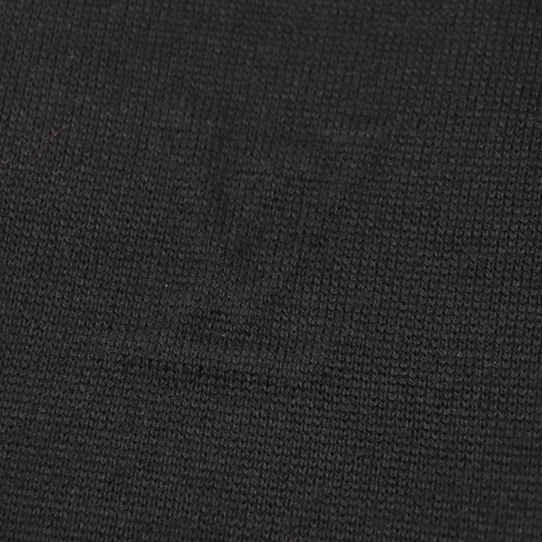 Excellent LOUIS VUITTON Blouson Embossed Technical black wool mens S 1AFYEJ