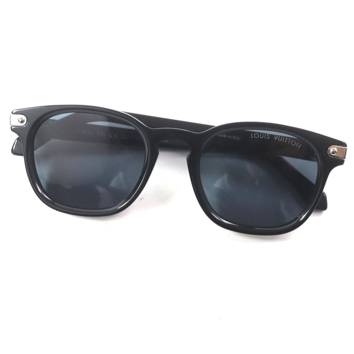 Great LOUIS VUITTON Sunglasses LV Signature Square Round Eyewear Z1963U