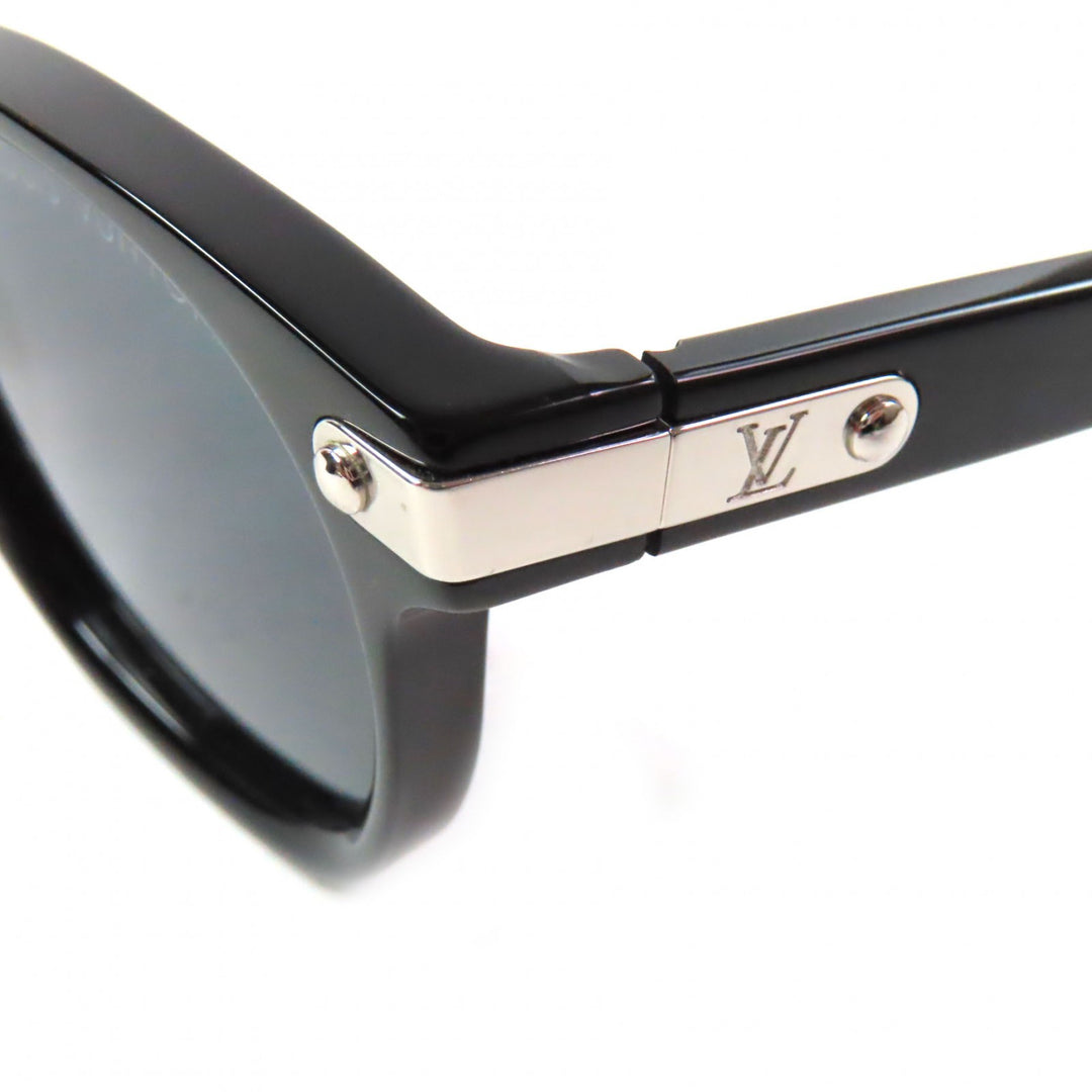 Great LOUIS VUITTON Sunglasses LV Signature Square Round Eyewear Z1963U