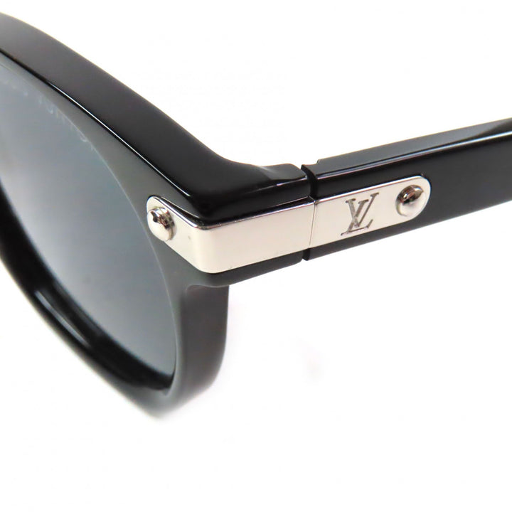 Great LOUIS VUITTON Sunglasses LV Signature Square Round Eyewear Z1963U