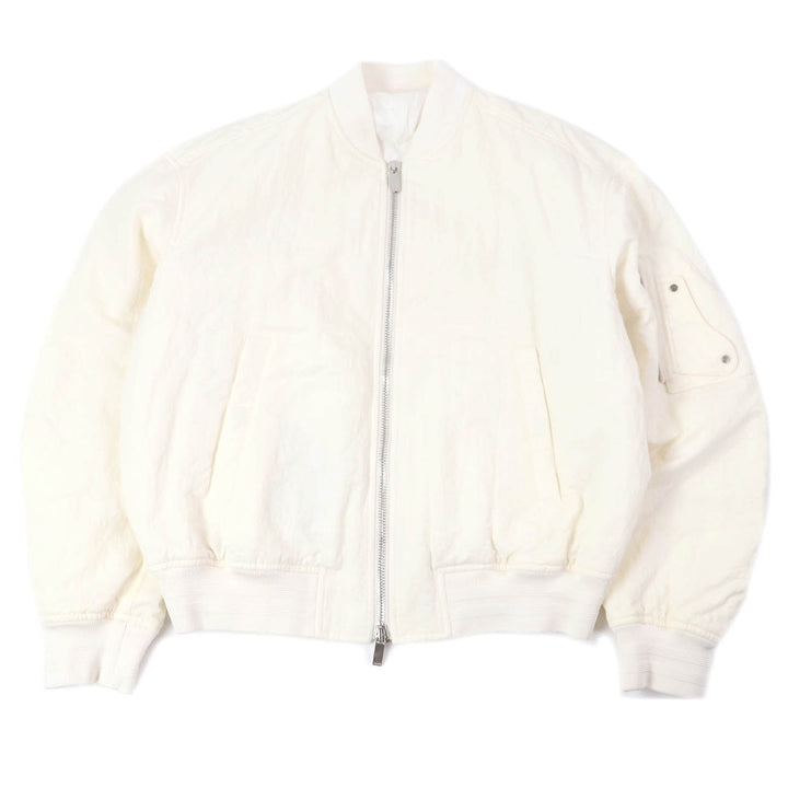 Excellent DIOR×Cactus Jack Blouson Saddle pocket Ivory Nylon 50 943C439J5515