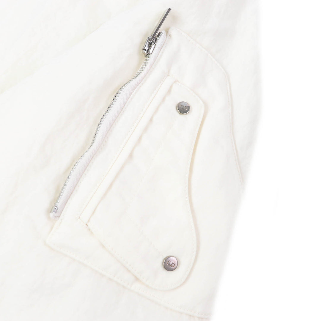 Excellent DIOR×Cactus Jack Blouson Saddle pocket Ivory Nylon 50 943C439J5515