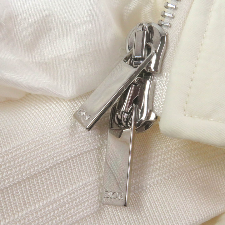 Excellent DIOR×Cactus Jack Blouson Saddle pocket Ivory Nylon mens 50 943C439J5515
