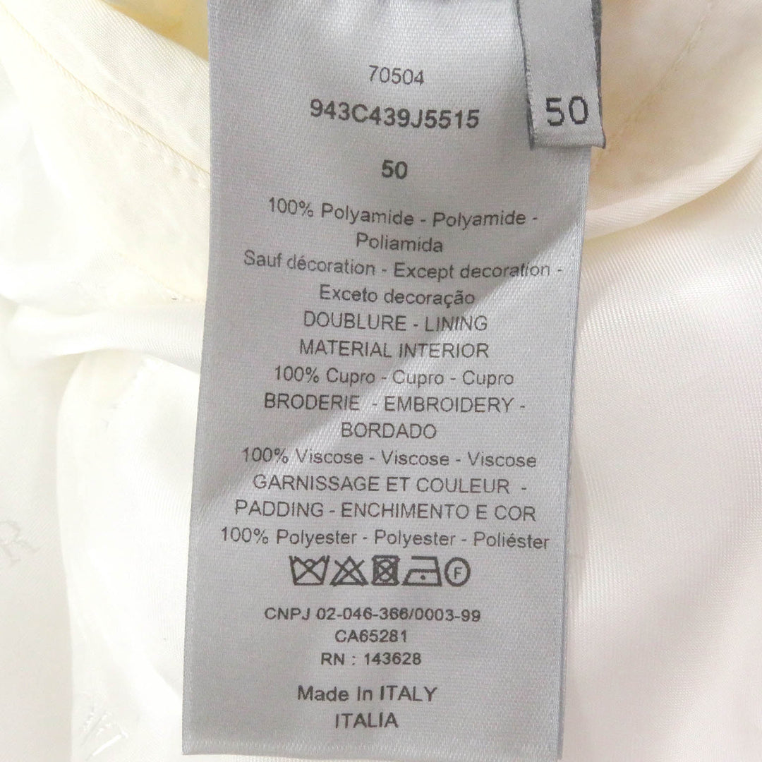 Excellent DIOR×Cactus Jack Blouson Saddle pocket Ivory Nylon 50 943C439J5515