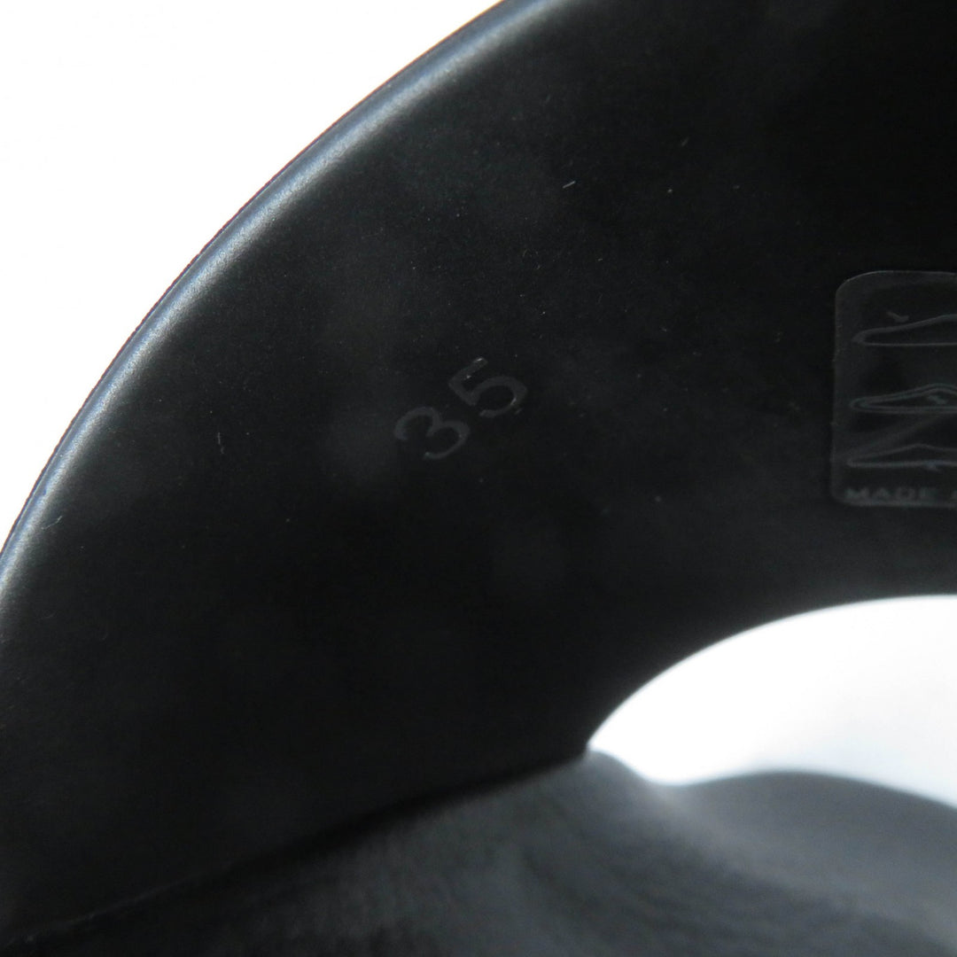 Pristine GIVENCHY Sandals Logo design slide sandals black rubber Women 35