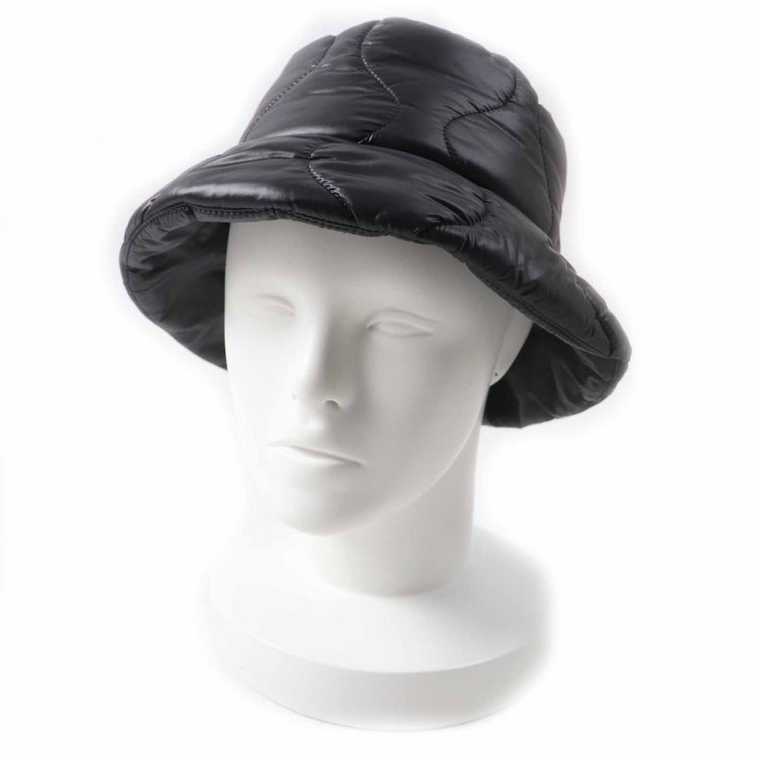 Excellent MIUMIU hat Logo embroidered black polyamide (nylon) Women S 5HC196