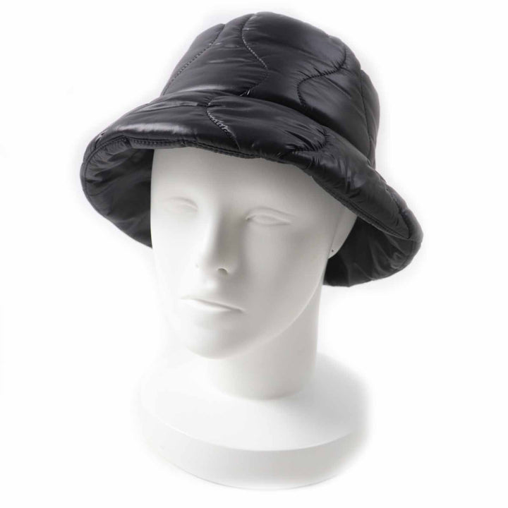 Excellent MIUMIU hat Logo embroidered black polyamide (nylon) Women S 5HC196