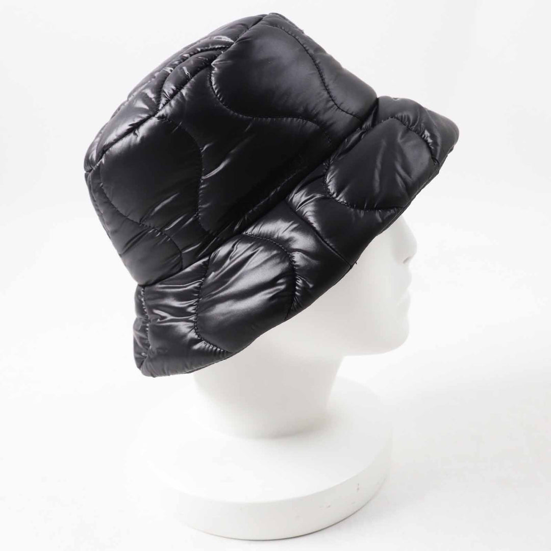 Excellent MIUMIU hat Logo embroidered black polyamide (nylon) Women S 5HC196