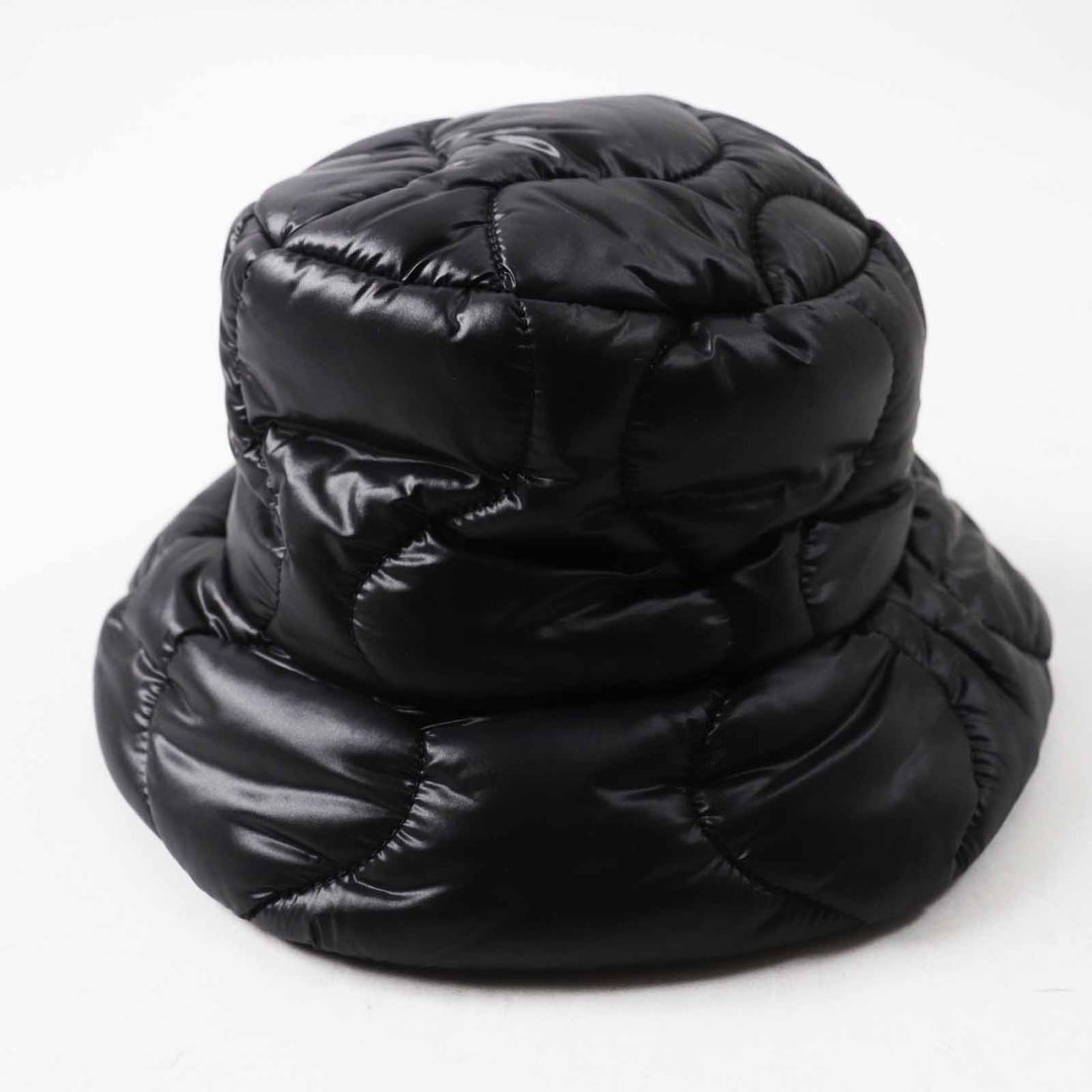 Excellent MIUMIU hat Logo embroidered black polyamide (nylon) Women S 5HC196