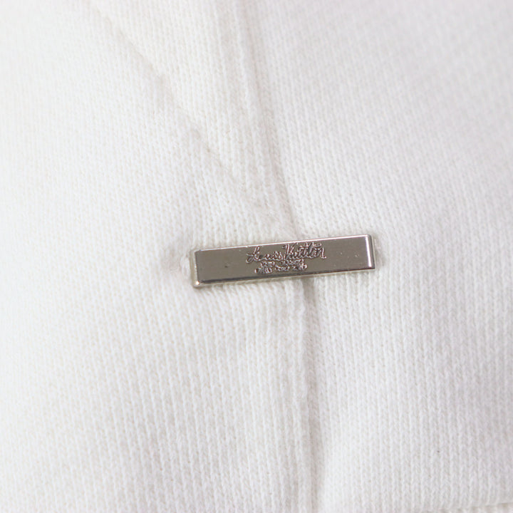 Very Good LOUIS VUITTON Parker Staples Edition With logo, hooded inside-out off white M