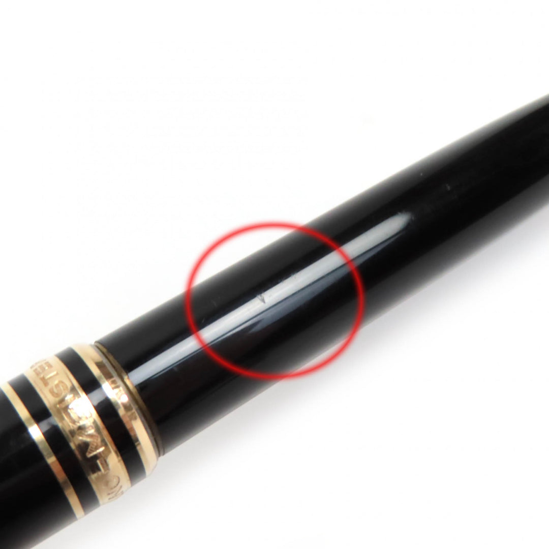 Very Good MONTBLANC Ballpoint pen Meisterstück Classic black mens