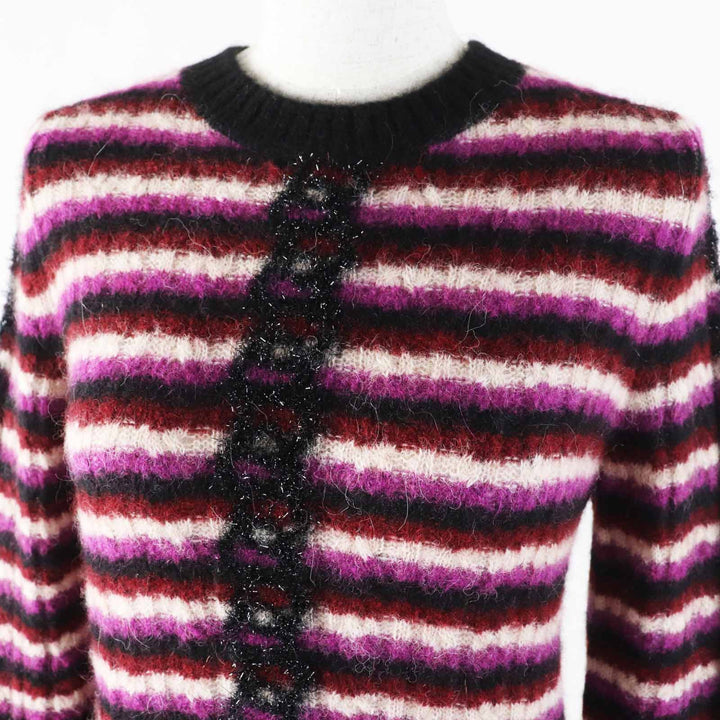 Excellent CHANEL knit COCO Mark Chain Long Sleeve Multi Women 34 P75766