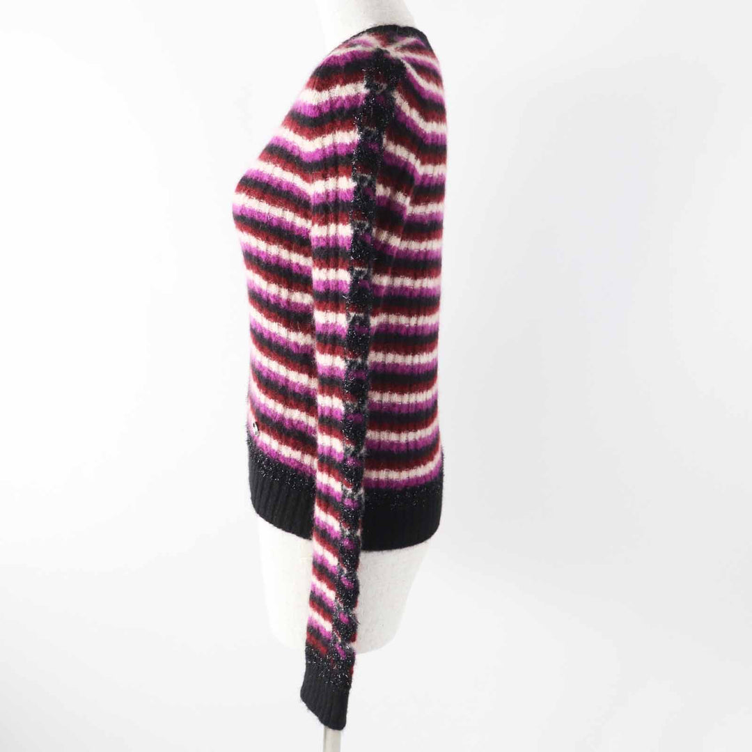 Excellent CHANEL knit COCO Mark Chain Long Sleeve Multi Women 34 P75766
