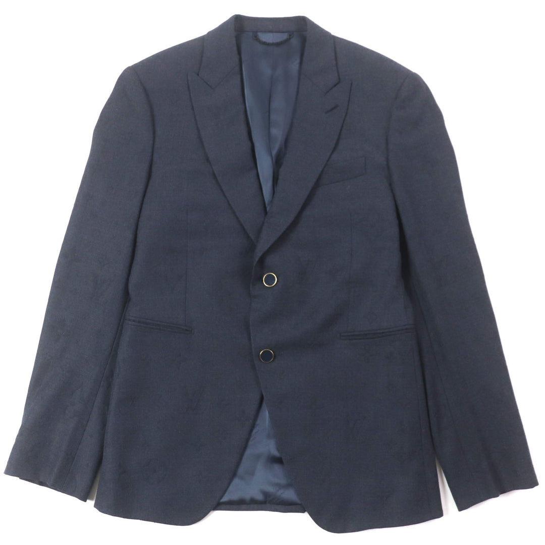Great LOUIS VUITTON tailored jacket LV&FLOWER Navy polyester mens 48 HKFJ5E