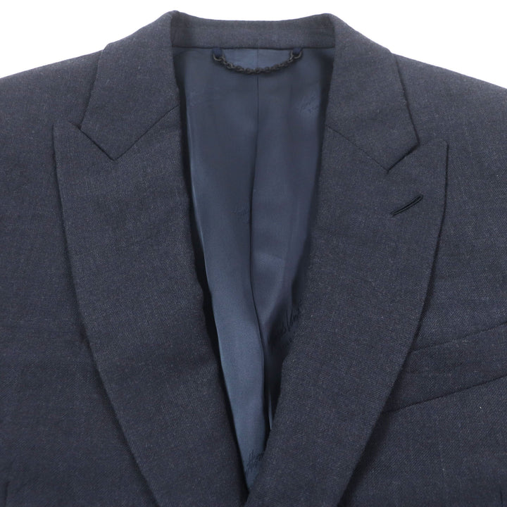 Great LOUIS VUITTON tailored jacket LV&FLOWER Navy polyester mens 48 HKFJ5E