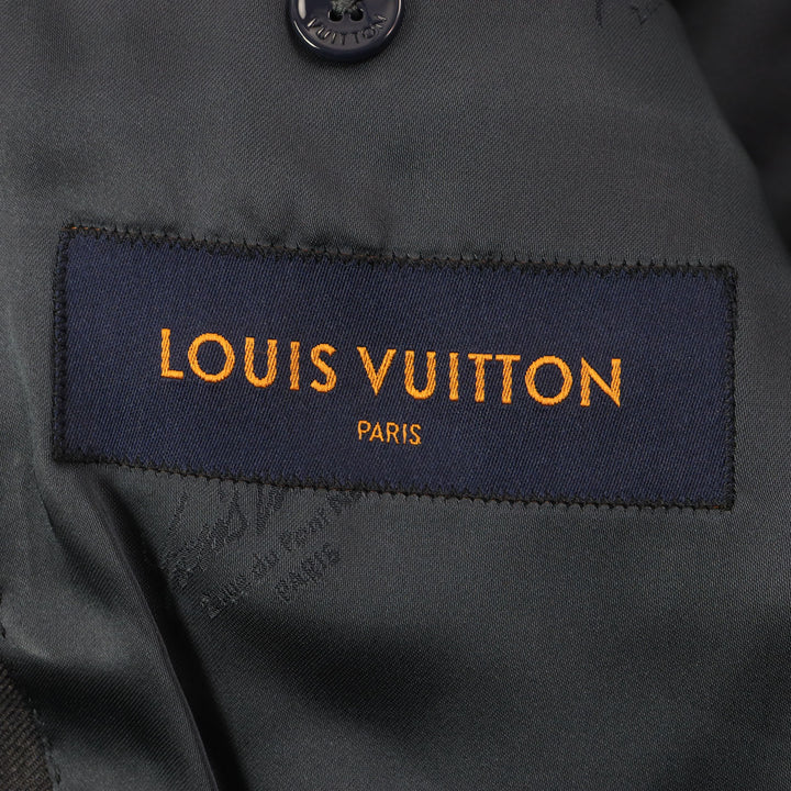 Great LOUIS VUITTON tailored jacket LV&FLOWER Navy polyester mens 48 HKFJ5E