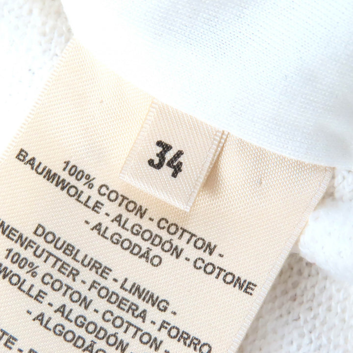Pristine HERMES Blouson Serie Button Chaine d'Ancre Jacket cotton Women 34 4E4220DD