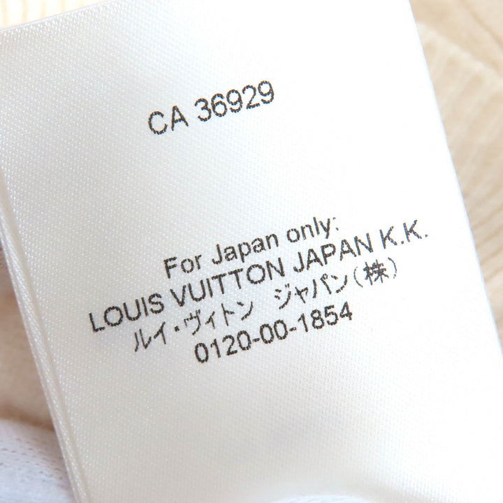 Excellent LOUIS VUITTON knit Cashmere pullover Bianco Latte cashmere S 1ABT67