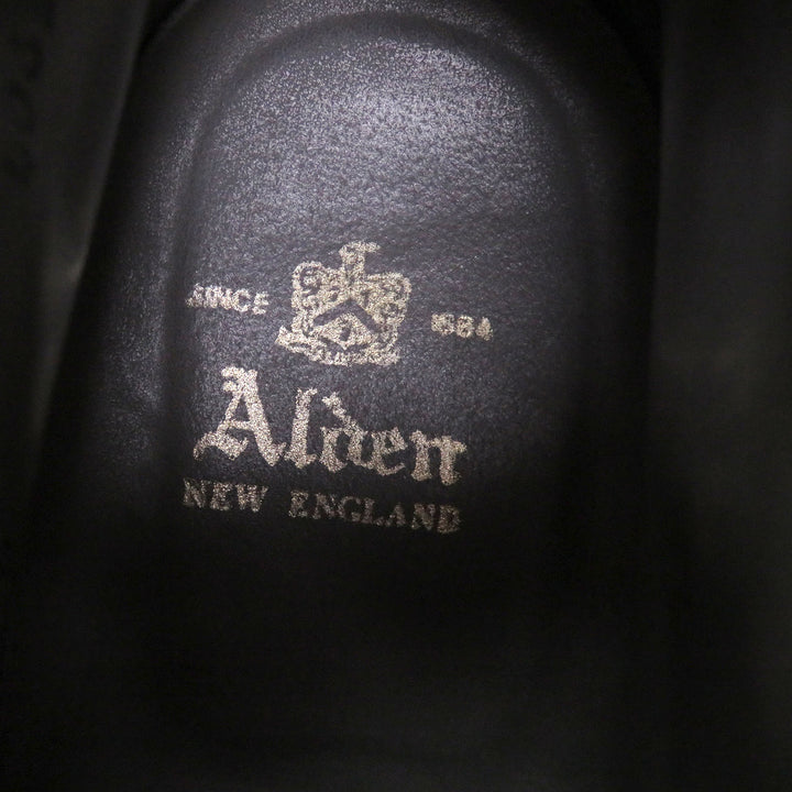 Great ALDEN Ankle boots Cap toe straight tip black Cordovan mens 7 4065
