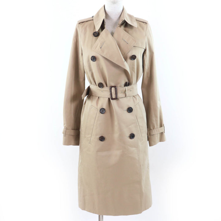 Excellent BURBERRY LONDON trench coat with wool liner beige cotton Women 36 B1A88-430-51