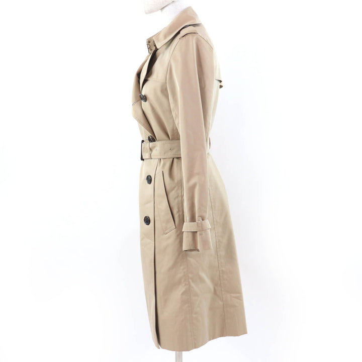 Excellent BURBERRY LONDON trench coat with wool liner beige cotton Women 36 B1A88-430-51