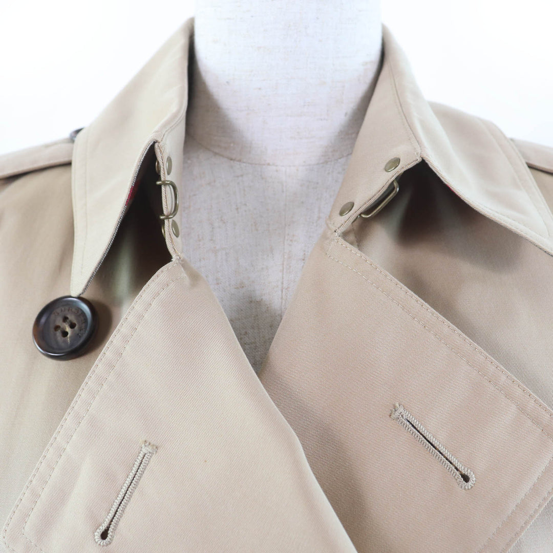 Excellent BURBERRY LONDON trench coat with wool liner beige cotton Women 36 B1A88-430-51
