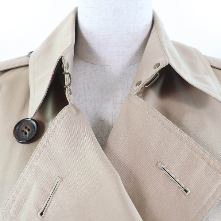 Excellent BURBERRY LONDON trench coat with wool liner beige cotton Women 36 B1A88-430-51