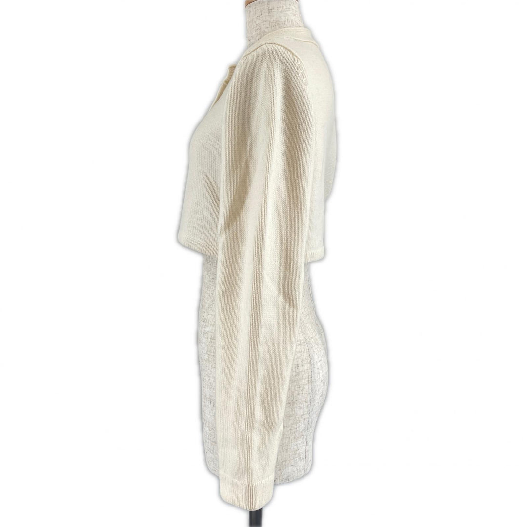 Excellent FOXEY cardigan Cropped length, cashmere Women 40 40332-KAJFZ15MK