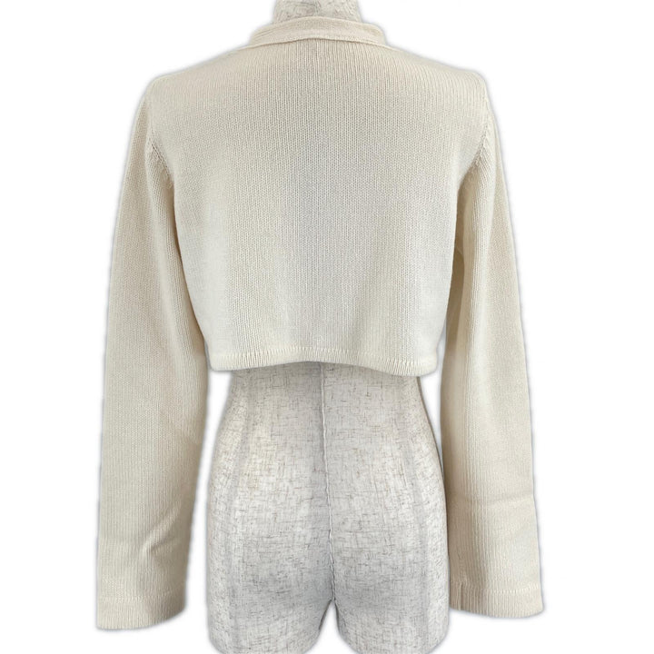 Excellent FOXEY cardigan Cropped length, cashmere Women 40 40332-KAJFZ15MK