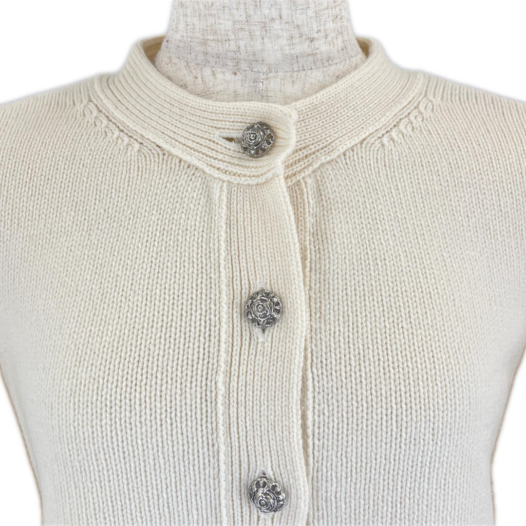 Excellent FOXEY cardigan Cropped length, cashmere Women 40 40332-KAJFZ15MK