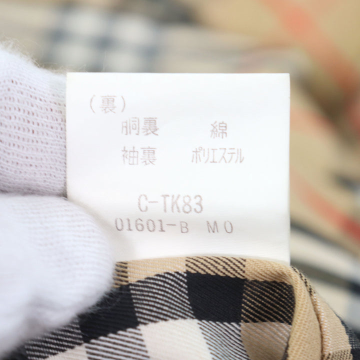 Great Burberrys trench coat Nova check pattern lining, belted mens WR075-902-75