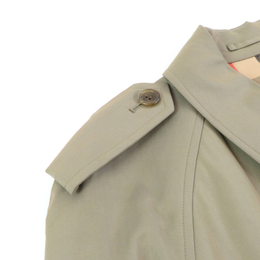 Great Burberrys trench coat Nova check pattern lining, belted mens WR075-902-75